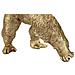 Lampada Da Tavolo Gorilla In Resina Dorata Glam 22,5x16x40 Cm - Foto miniatura 7