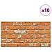 Pannelli da parete 10 pcs Mattone 100 x 50 cm Schiuma EPS - Foto miniatura 2
