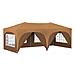 Tenda per feste a pop-up 575 x 288 x 245 cm Beige - Foto miniatura 1