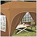 Tenda per feste a pop-up 575 x 288 x 245 cm Beige - Foto miniatura 3