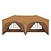 Tenda per feste a pop-up 575 x 288 x 245 cm Beige - Foto miniatura 6