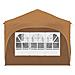 Tenda per feste a pop-up 575 x 288 x 245 cm Beige - Foto miniatura 7