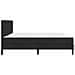 Struttura letto con materasso Nero 200 x 200 cm Velluto - Foto miniatura 7