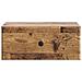 Mobiletto da notte a muro Legno antico 49 x 34,5 x 20 cm - Foto miniatura 4