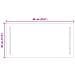 Specchio da bagno LED Trasparente 30 x 60 cm vetro temperato - Foto miniatura 9