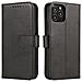 Custodia Magnetica Elegante Con Flap E Funzione Supporto Per Oneplus Nord N200 5g Nera - Foto miniatura 6