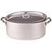 Casseruola Ovale 2 Maniglie con Coperchio Diametro 40 cm - Linea Alluminio 3 mm - Foto miniatura 1