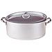 Casseruola Ovale 2 Maniglie con Coperchio Diametro 40 cm - Linea Alluminio 3 mm - Foto miniatura 3