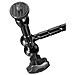 Accessori Montaggio Braccio Flessibile Altezza Max 18 cm Nero 18316 - Foto miniatura 2