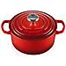 Casseruola tonda ghisa 24cm evolution rosso ciliegio cocotte - Foto miniatura 4