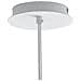 Lampadario Sospeso Metallo Bianco Anelli Concentrici Interno Moderno E27 I-club-s50 - Foto miniatura 3
