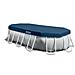 26796NP - Piscina Prisma Frame Ovale con Pompa Filtro Scaletta e Teli 503x274x122 cm - Foto miniatura 3
