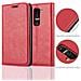 Custodia Compatibile Con Lg G2 Mini In Rosso Mela - Coperchio Protettiva Con Chiusura Magnetica, Funzione Stand E Tasca Per Le Carte - Foto miniatura 5