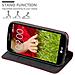 Custodia Compatibile Con Lg G2 Mini In Rosso Mela - Coperchio Protettiva Con Chiusura Magnetica, Funzione Stand E Tasca Per Le Carte - Foto miniatura 7
