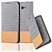 Custodia Compatibile Con Samsung Galaxy J7 2017 (us Version) In Grigio Chiaro Marrone - Coperchio Protettiva Con Chiusura Magnetica, Funzione Stand E Tasca Per Le Carte - Foto miniatura 1