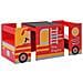 Set e Tavolo Sedie per Bambini 3pz Design Camion Pompieri Legno - Foto miniatura 2