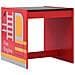 Set e Tavolo Sedie per Bambini 3pz Design Camion Pompieri Legno - Foto miniatura 3