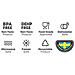 N. a. Workout Accessories, Plastica, Mist Grey - Foto miniatura 2