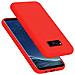 Custodia Compatibile Con Samsung Galaxy S8 In Liquid Rosso - Coperchio Protettivo In Silicone Tpu Flessibile - Foto miniatura 1
