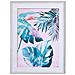 Quadro Da Parete Con Cornice 60 X 80 Cm Blu E Rosa Agena - Foto miniatura 1