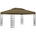 Gazebo con Luci LED a Stringa 3x4 m Grigio Talpa - Foto miniatura 3