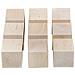 9 Cubi In Legno Da Personalizzare 4,5 X 4,5 Cm - Foto miniatura 1