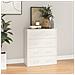 Credenza con 4 Cassetti 60x30,5x71 cm Bianco lucido - Foto miniatura 1