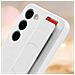 Cover Samsung S23 Plus Silicone Cinturino Originale Silicone Grip Case Bianca - Foto miniatura 4
