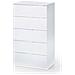 Cassettiera Mesquite, Settimanale A 5 Cassetti, Mobile Comò Per Camera Da Letto, Settimanale Moderno, 60x40h110 Cm, Bianco - Foto miniatura 2