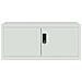Armadio Classificatore Grigio Chiaro 90x40x40 Cm In Acciaio - Foto miniatura 3