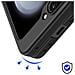Cover Magsafe Per Samsung Galaxy Z Flip5 Rigida Design Sottile Nera - Foto miniatura 5