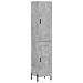 Credenza Grigio Cemento 34,5x34x180 Cm In Legno Multistrato - Foto miniatura 2