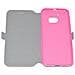 Custodia S-pocket Book Orizzontale Flip Cover Interno In Silicone Flip Case Per Htc 10 Pink - Foto miniatura 3