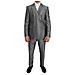 Abito Slim Fit Nero Con Ape In Cristallo Elasticizzato - It48 - M - Foto miniatura 1