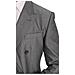 Abito Slim Fit Nero Con Ape In Cristallo Elasticizzato - It48 - M - Foto miniatura 3