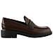 Lauren Loafers Mocassino Pelle Scarpe Donna Marrone Eu 36, 8-101803 2900 - Foto miniatura 2