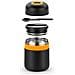 Termus per Alimenti A198101 da 1 Litro in Acciaio Inox Colore Nero / Arancione - Foto miniatura 3