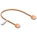 Cavo di rete RJ45 Cat. 6 UTP Ultra Slim 0,3 m arancione con connettori corti - Foto miniatura 1