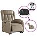 Lusso Casadino -  Poltrona Alzapersona Massaggio Elettrica Cappuccino Similpelle - Foto miniatura 5