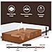 Materasso A Una Piazza E Mezza 120x220 Cm In Memory Antibatterico | Altezza 25 Cm | Rivestimento 3d Air In Fibra Ipoallergenica | Materasso Ortopedico A 7 Zone Differenziate Termosensibili - Foto miniatura 4