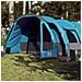 Tenda Familiare a Tunnel per 8 Persone Blu Impermeabile - Foto miniatura 1