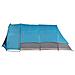 Tenda Familiare a Tunnel per 8 Persone Blu Impermeabile - Foto miniatura 7