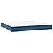 Letto a Molle con Materasso e LED Blu Scuro 180x200 cm - Foto miniatura 6