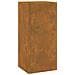 Supporti per Piante da Esterno Pillar 2 pcs 24x24x55 cm Acciaio Resistente - Foto miniatura 5