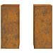 Supporti per Piante da Esterno Pillar 2 pcs 24x24x55 cm Acciaio Resistente - Foto miniatura 6