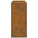 Supporti per Piante da Esterno Pillar 2 pcs 24x24x55 cm Acciaio Resistente - Foto miniatura 7