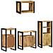 Set di mobili per il bagno 4 pcs Legno di mango massello - Foto miniatura 9