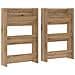 Armadi per scarpe da muro Altro 2 pcs rovere artigianale - Foto miniatura 1