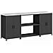 Set di Stoccaggio per Cucina 3 pcs Nero 210 x 50 x 92 cm - Foto miniatura 1