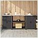 Set di Stoccaggio per Cucina 3 pcs Nero 210 x 50 x 92 cm - Foto miniatura 2